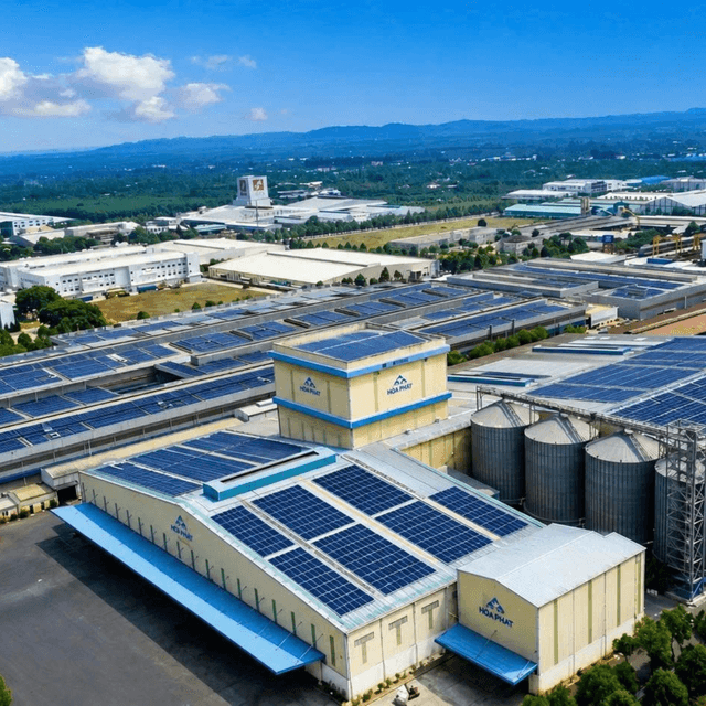 Large scale industrial solar project 500kWp