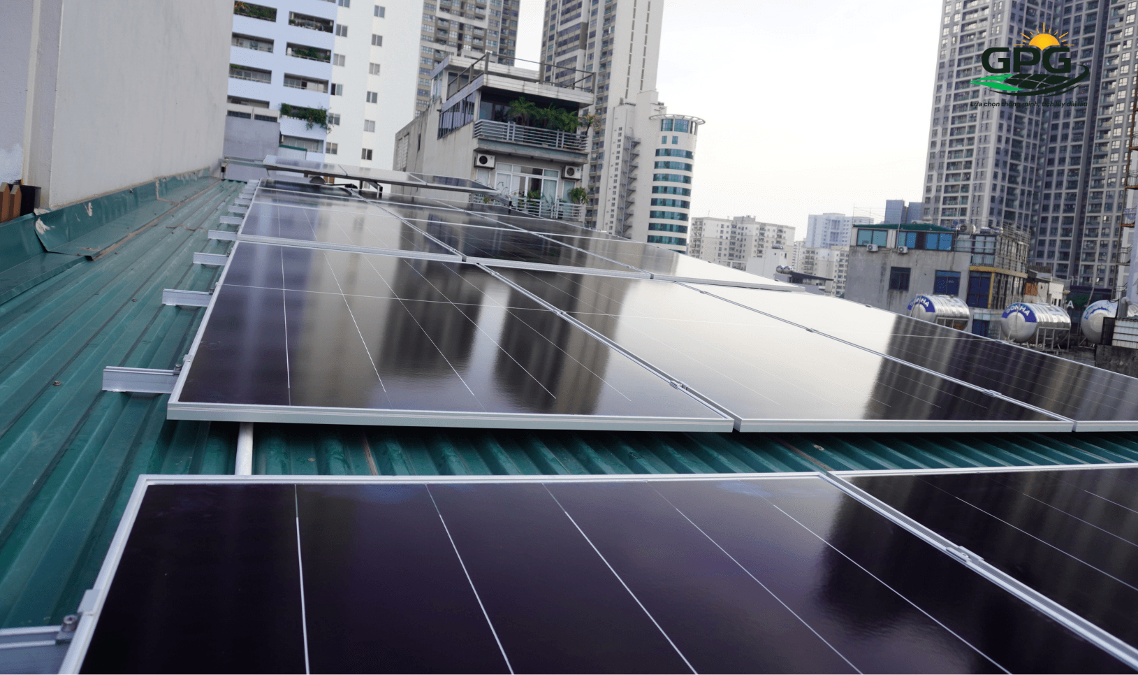 Sleek solar panels on a suburban home roof