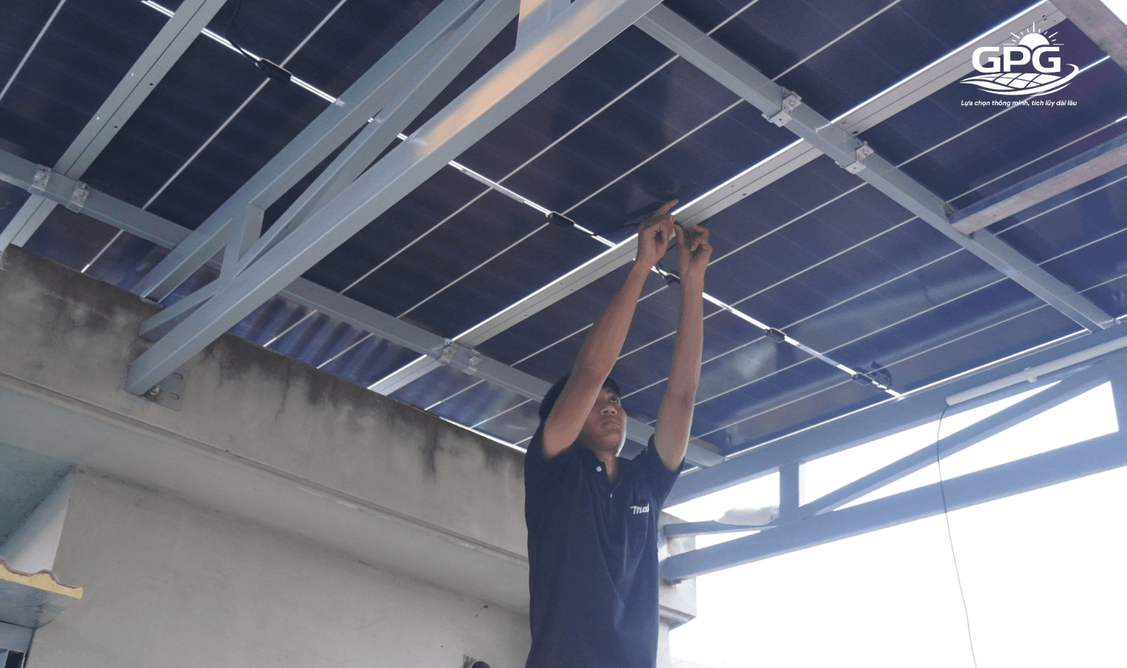 Sleek solar panels on a suburban home roof